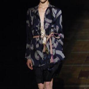 Brand New DRIES VAN NOTEN Silk Tunic / Jacket - Runway Style!